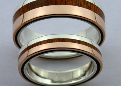 Ring 4, wedding rings, rings, precious wood, silver ,gold, designer rings, designer wedding rings, Pierre vanherck