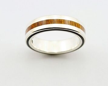 Ring 43, wood rings, wood ring, wedding ring wood, wood wedding bands, wood engagement ring, unique engagement ring unique wedding ring,  wedding rings, precious wood, wood and silver , wood and gold,  designer wedding rings, designer wedding bands, Pierre vanherck