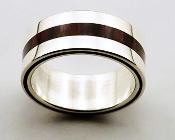 Ring 6, wedding rings, rings, precious wood, silver ,gold, designer rings, designer wedding rings, Pierre vanherck