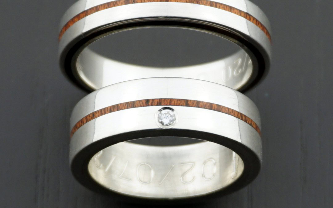 Ring 20, wedding rings, rings, precious wood, silver ,gold, designer rings, designer wedding rings, Pierre vanherck