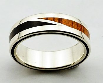 Ring 37, wedding rings, rings, precious wood, silver ,gold, designer rings, designer wedding rings, Pierre vanherck