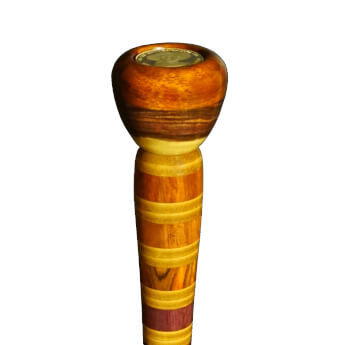 Dandy 19, luxury walking cane /stick, assembly Wood/leather.