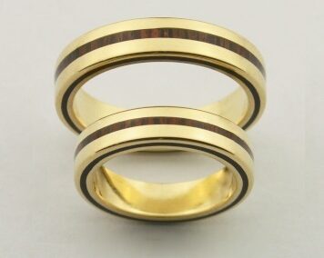 Ring 2, wedding rings, rings, precious wood, silver ,gold, designer rings, designer wedding rings, Pierre vanherck