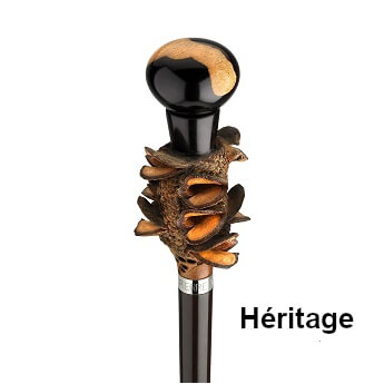 Créateur de cannes de luxe, de cannes de marche par association de bois précieux et métaux précieux. Toutes nos cannes sont faites sur-mesure.